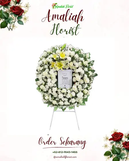 Krans Bunga Duka Gumelem